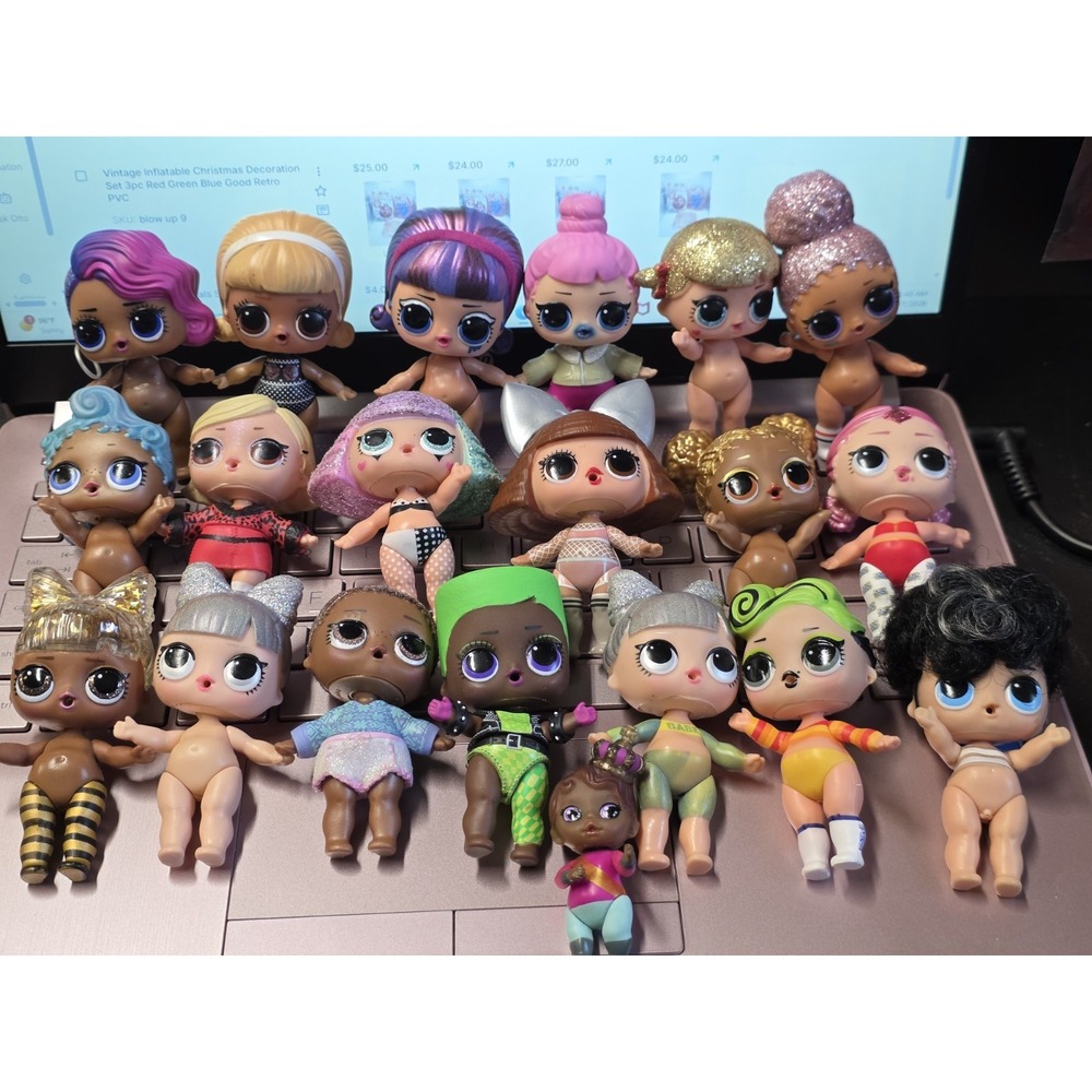 LOL Surprise Doll Lot of 20 Collection MGA Plastic Fun Multicolor Fashion Dolls